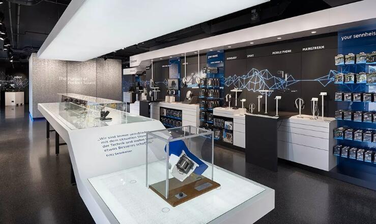 电子科技品牌森海塞尔展厅设计案例